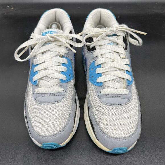 Nike Air Max 90 size 5.5Y blue white FD0678-100 - Picture 3 of 7